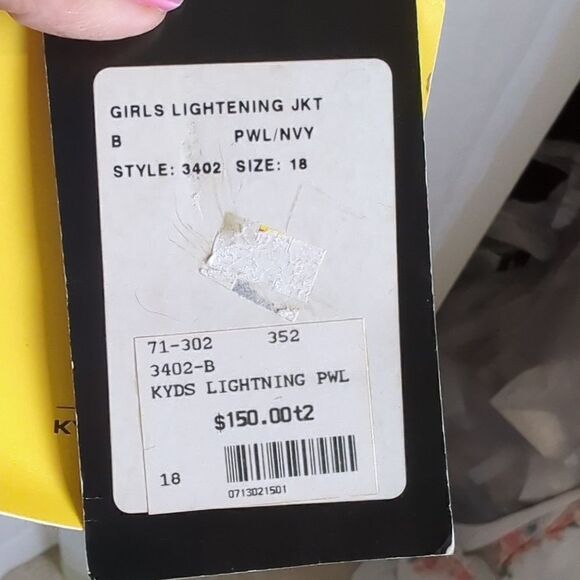 Spyder Lightning Ski Jacket Blue Size 18 Outdoor Winter - Picture 13 of 14